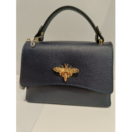 Sac en cuir gris "Modarno"
