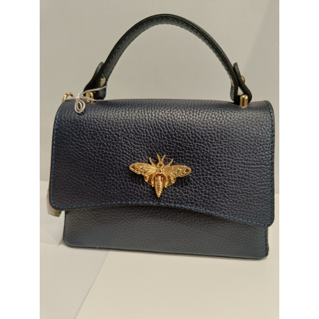 Sac en cuir gris "Modarno"