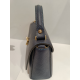 Sac en cuir gris "Modarno"