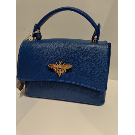 Sac en cuir marine "Modarno"