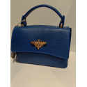 Sac en cuir bleu "Modarno"