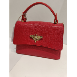 Sac en cuir bleu turquoise "Modarno"