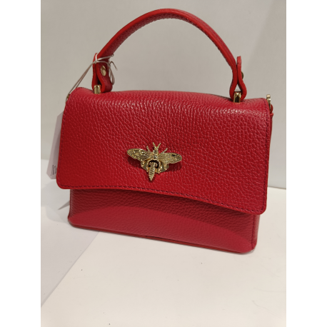 Sac en cuir bleu turquoise "Modarno"