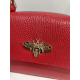 Sac en cuir bleu turquoise "Modarno"