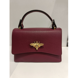 Sac en cuir rouge "Modarno"