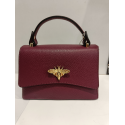 Sac en cuir bordeaux "Modarno"