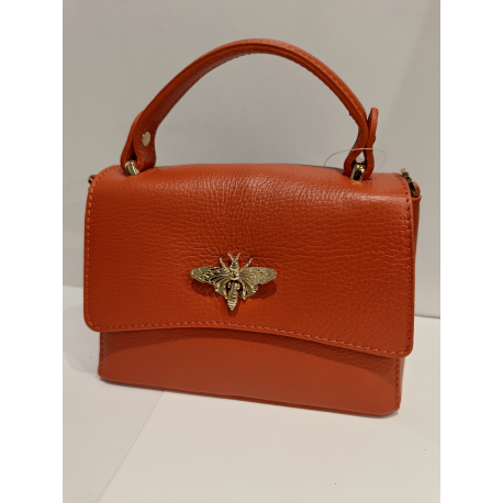 Sac en cuir bordeaux "Modarno"