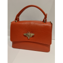 Sac en cuir orange "Modarno"