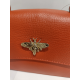 Sac en cuir bordeaux "Modarno"