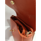 Sac en cuir bordeaux "Modarno"