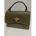 Sac en cuir kaki "Modarno"