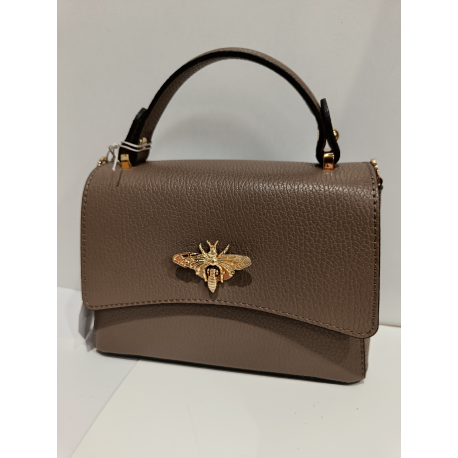 Sac en cuir kaki "Modarno"