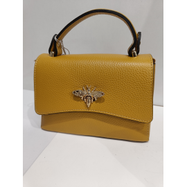 Sac en cuir taupe "Modarno"