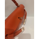 Petit sac en cuir rouge "Forest"