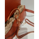 Petit sac en cuir rouge "Forest"