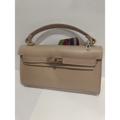Petit sac en cuir orange "Forest"