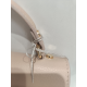 Petit sac en cuir taupe "Forest"