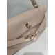 Petit sac en cuir taupe "Forest"