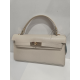 Petit sac en cuir rose poudré "Forest"