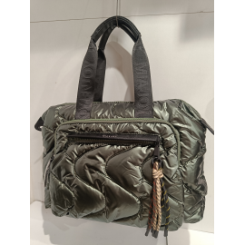 Grand sac en synthétique kaki (Mia et Joy)