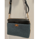 Sac en synthétique noir et gris (Francinel)
