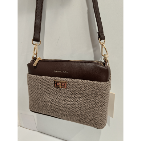 Sac en synthétique noir et gris (Francinel)