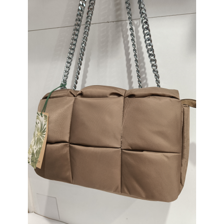 Sac en matelassée orange élégant  (Mia et Joy)