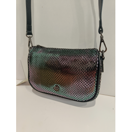 Sac en synthétique noir érizé  (Mia et Joy)