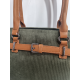 Sac en synthétique marron finition camel (Francinel)