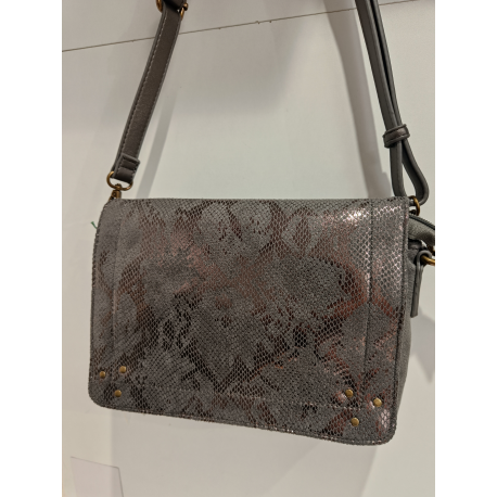 Sac en synthétique taupe (Mia et Joy)