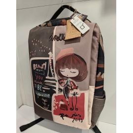 Grand sac a dos en synthétique fantaisie "Anekke"