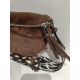 Sac banane noir en synthétique fourrure  "Mia Joy"