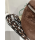 Sac banane noir en synthétique fourrure  "Mia Joy"