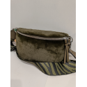 Sac banane kaki en synthétique fourrure  "Mia Joy"