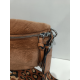 Sac banane kaki en synthétique fourrure  "Mia Joy"