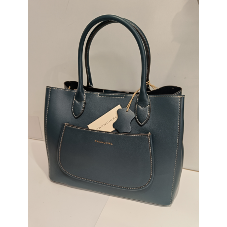 Sac porté épaule en cuir camel "Francinel "