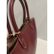 Sac porté épaule en cuir bleu "Francinel "