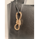 Sac porté épaule en cuir noir "Francinel "