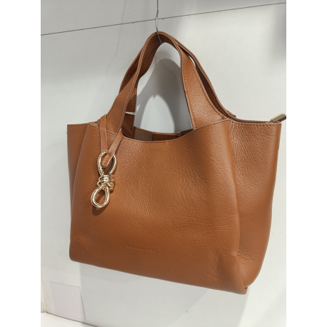 Sac porté épaule en cuir noir "Francinel "