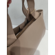 Sac porté épaule en cuir taupe "Francinel "