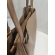 Sac porté épaule en cuir gris métalisée "Francinel "