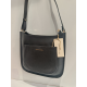 Sac porté épaule en cuir noir "Francinel "