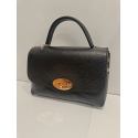 Petit sac en cuir noir "Forest "
