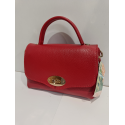 Petit sac en cuir rouge "Forest "