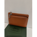 Porte monnaie  en cuir camel "Francinel"