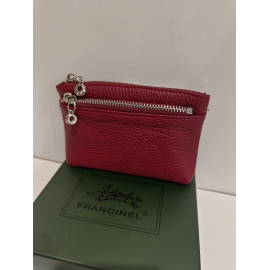 Porte monnaie  en cuir camel "Francinel"