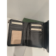 Portefeuille en cuir noir  "Francinel"