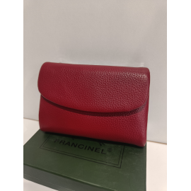 Portefeuille en cuir camel  "Francinel"