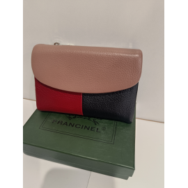 Portefeuille en cuir kaki "Francinel"