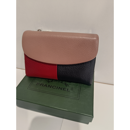Portefeuille en cuir kaki "Francinel"